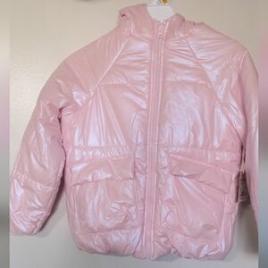 BearPaw Light Pink Kids Puffer Jacket